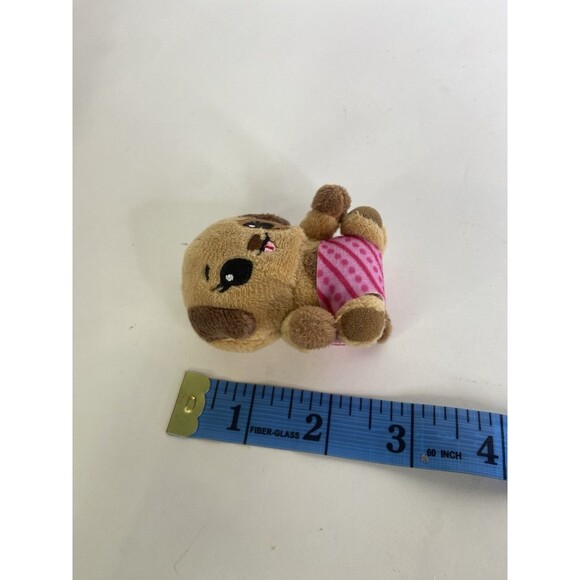 Tiny Tukkins Playset Replacement Puppy Dog Baby Pink Diaper Stuffed Animal Plush - Picture 2 of 4